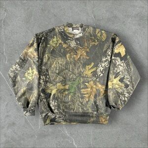 Jerzees Camouflage Crewneck Sweater